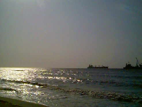 atardecer en la bahia